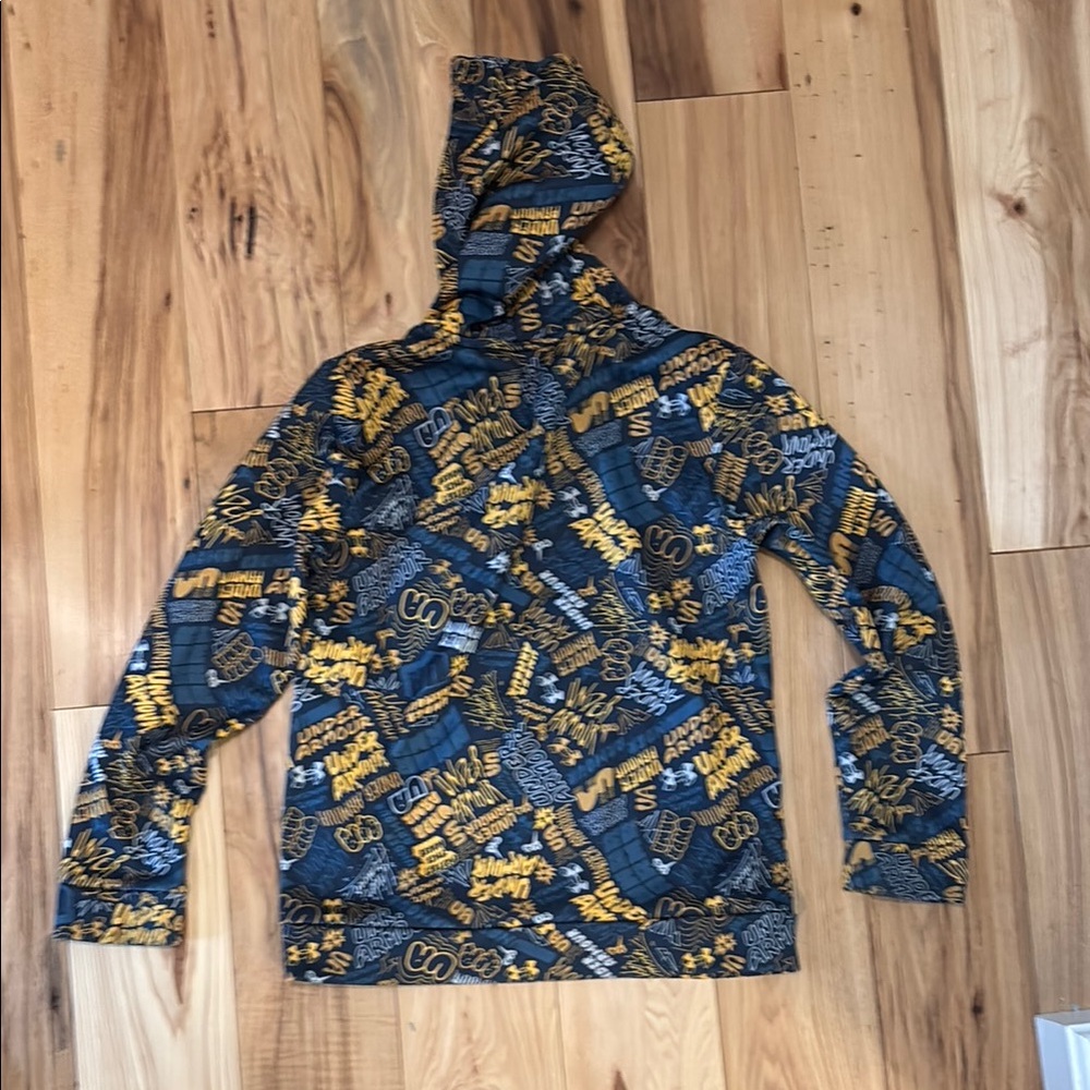 Under Armour Kids Hoodie Set - Gray, Orange, Multicolor - Picture 7 of 9